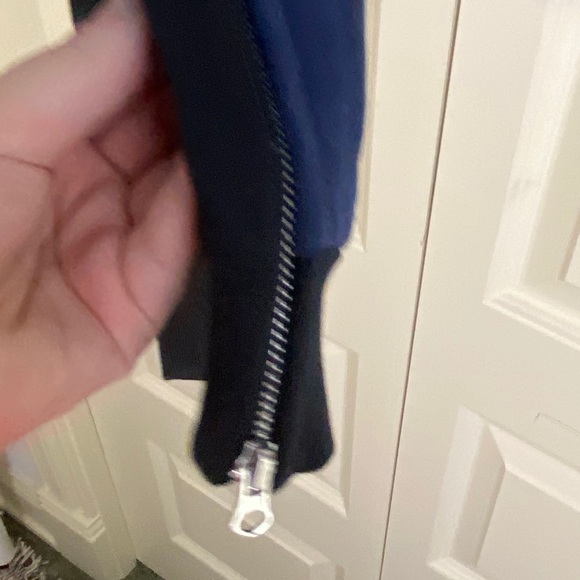 Blue and black Adidas jogger sweatpants - Picture 3 of 3